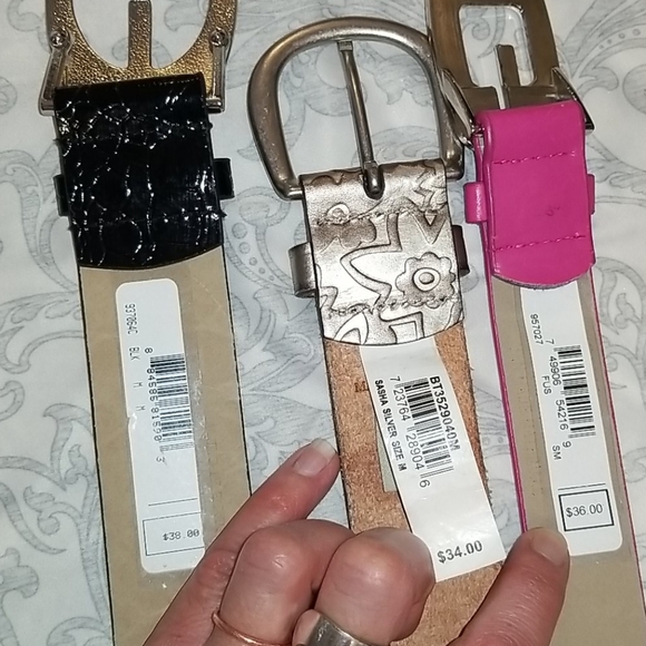 Assorted Belts Michael Kors, Fossil, Guess - Picture 8 of 13